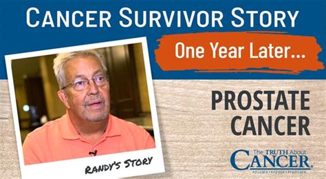He has routine blood work to monitor his continued success. . Prostate cancer survivors stories